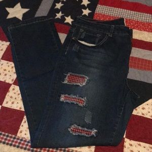 L & B Patch Jean
